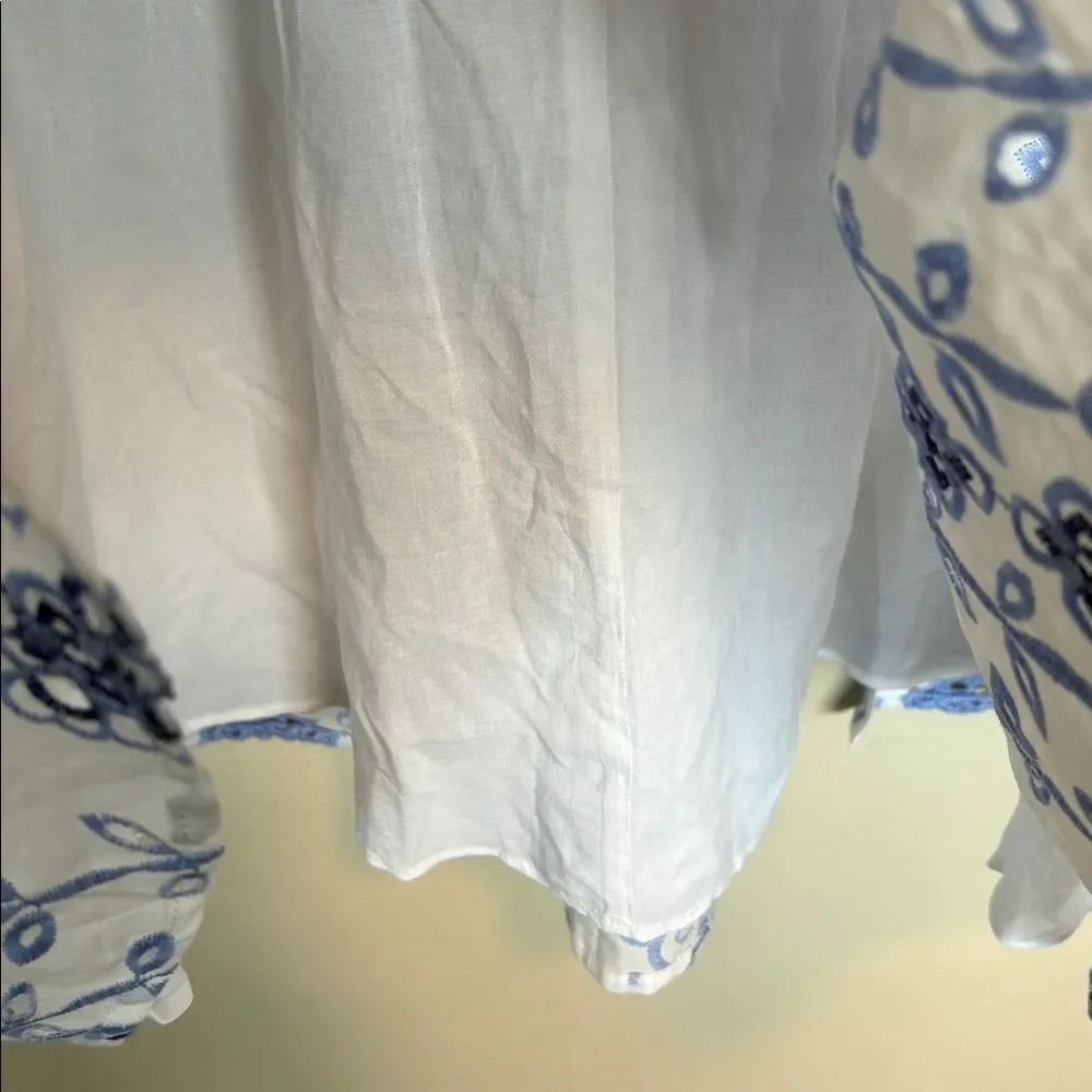 NEW Dress The Population Size Small Astoria Halter Embroidered Midi Dress White